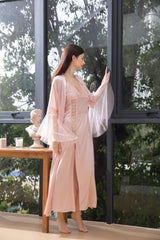 Femora  Gown Set 3905 - Pudra