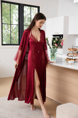 Femora  Gown Set 3905 - Maroon