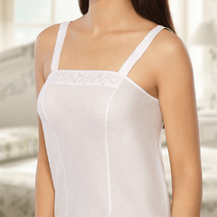 Camisole Cotton – Embroidered Broad Straps