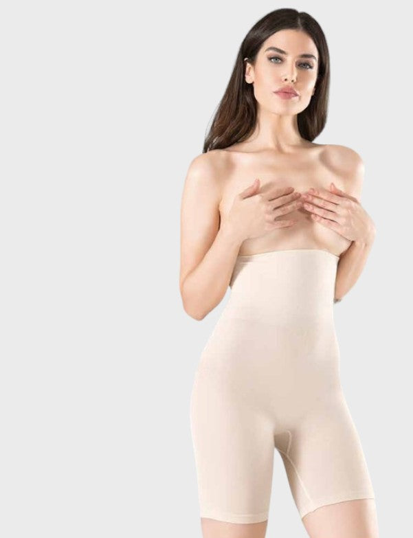 Miss Fit High Waist Tummy and Thigh Shapewear 1205 - Skin