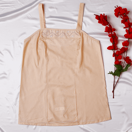Camisole Cotton – Embroidered Broad Straps