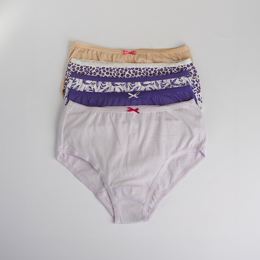 Deluxe Mix & Match 030 (Flora and Purple Brief for Women)