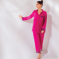 Pajama Set 136 – Luxury Silk Nightsuit for Ultimate Comfort